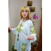 Embroidered blouse "White Lilly Mood"
